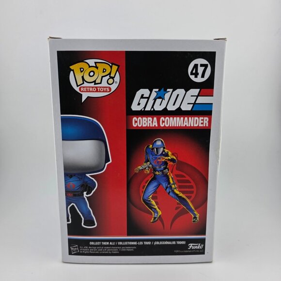 Funko Pop! Retro Toys GI Joe Cobra Commander #47 GameStop Exclusive Vinyl Figure - Picture 2 of 5